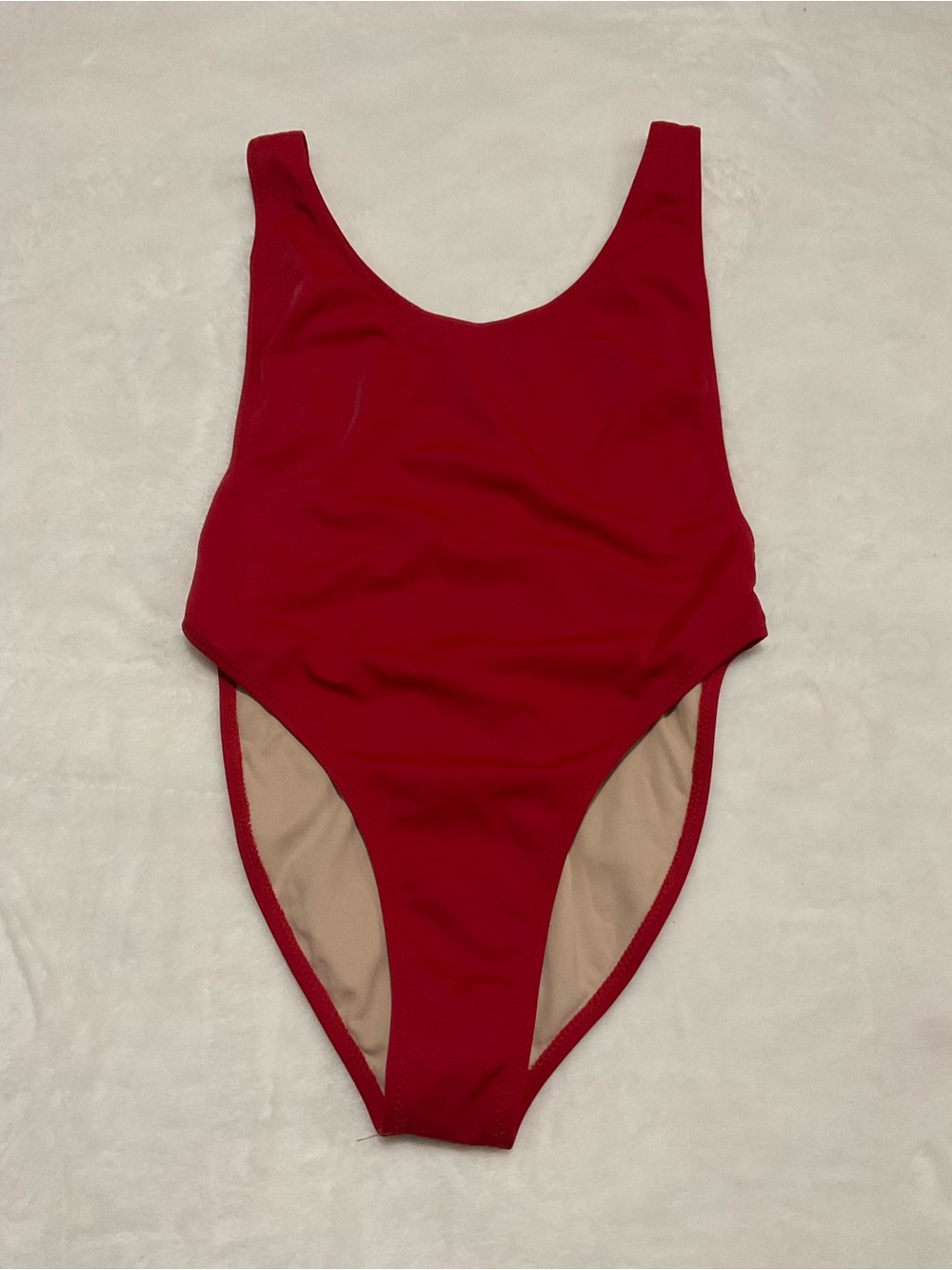 Dixperfect One Piece Swimsuit Red New Size M